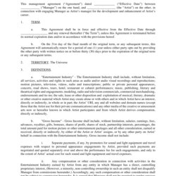Sample Contract Agreement Template