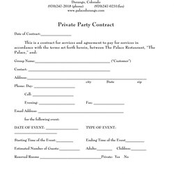 Excellent Restaurant Management Contract Template Forms Printable Free In Excel