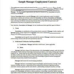 Sterling Sales Contract Templates Word Pages Manager Template Contracts