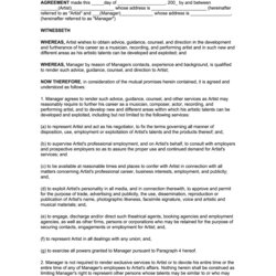 Wonderful Business Management Contract Template Large