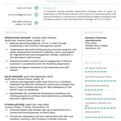 Brilliant Operations Manager Sample Resume Writing Tips Penthouse Sea Green