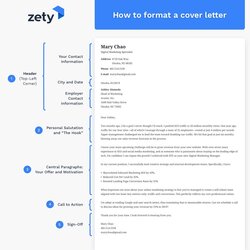 Cover Letter Format For Layout Examples Proper
