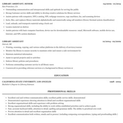 Smashing Resume For Library Assistant Blog
