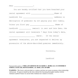 Landlord Lease Termination Letter Edit Fill Sign Online Printable Template Form Sample Contract Example