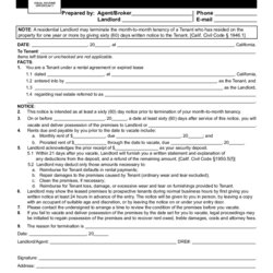 Landlord Lease Termination Letter Sample Edit Fill Sign Online Printable