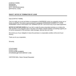 Brilliant How To Write Notice Letter For Landlord Text Of Termination Lease