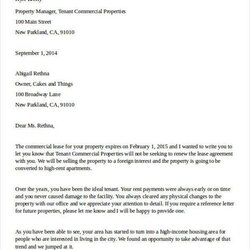 Superior Landlord Lease Termination Letter Best Of Format In
