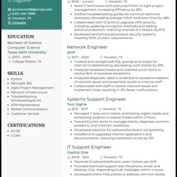 Tremendous Information Technology It Resume Examples For Resumes Example