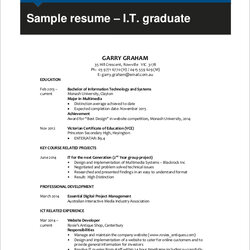 Admirable Free Sample It In Ms Word Resume Professional Templates
