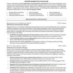Supreme Mid Career Resume Sample Professional Examples Samples Resumes Job Manager Look Services Should