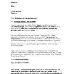 Spiffing Sample Letter Of Claim To Insurance For Your Needs Template Source
