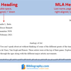 Admirable Heading And Header Formats With Examples Bibliography First Page Diagram