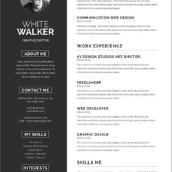 The Highest Quality Free Microsoft Word Resume Templates To Download