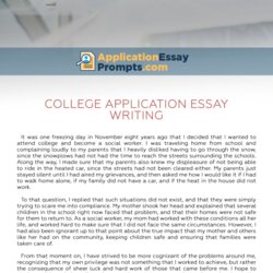 Sublime Help With Writing College Application Essay