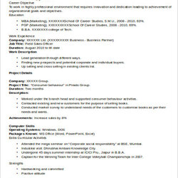 Champion Free Sample Marketing Resume Templates In Ms Word Experience