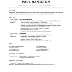 The Highest Quality Free Printable Resume Builder