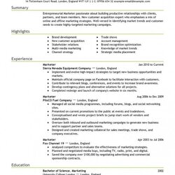Outstanding Marketing Resume Objective Examples Medical Template