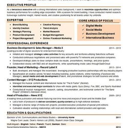Preeminent Awesome Resume Template Marketing Collection With Images