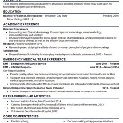 Medical Student Resume Example Sample Job Examples Template Objective Students School Resource College
