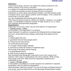 Cause And Effect Essay Example Effects School High Plan
