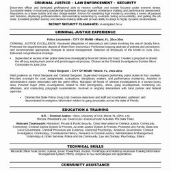 Magnificent Law Enforcement Supervisor Resume Examples That You Can Imitate