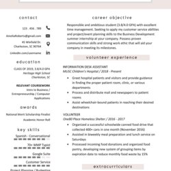 Excellent High School Student Resume Sample Writing Tips Genius Example Job College Template Examples