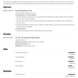 Sterling High School Student Resume Template Examples For Example Resumes First Job Report