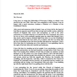 Very Good Free Church Resignation Letter Samples And Templates In Minister Letters Of As