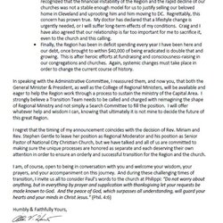 The Highest Quality Browse Our Image Of Resignation Letter From Church Ministry
