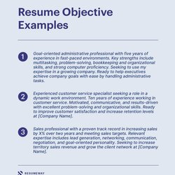 Preeminent Resume Objective Examples For How To Guide Objectives Seeking Curriculum Vitae Expertise