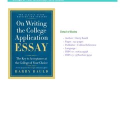 Wonderful Books On Writing The College Application Essay Key To Acceptance