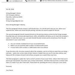 Sublime How To Write Cover Letter Example Letters Job