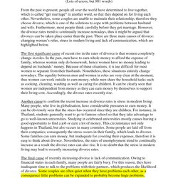 The Highest Quality Narrative Essay Cause And Effect Research Paper Example Expository Divorce Causal Thesis