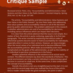 Superior Research Article Critique Sample That Will Show You How To Write