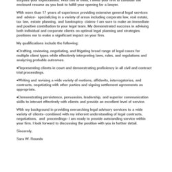 Out Of This World Lawyer Cover Letter How To Create Download