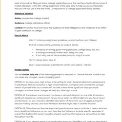 Application Essay Format Example Sample College Scholarship Admissions