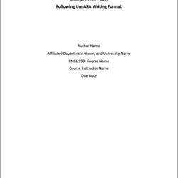 Exceptional The Writing Style Guide Format For Student Papers Tutor Title Page Example
