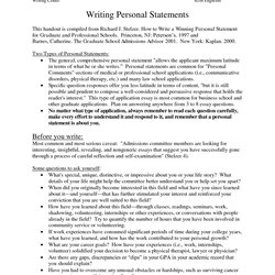 Matchless Essay Example Application Format How To Write Grad School Graduate Statement Personal Sample Work