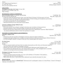 Champion Free Medical Student Samples In Ms Word Example Resume