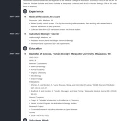 Wizard Medical School Resume Sample For Admission Med Tips Counselor Example Write Template Concept