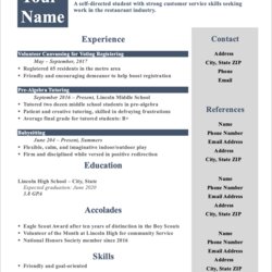 Sterling Resume Templates Free Download
