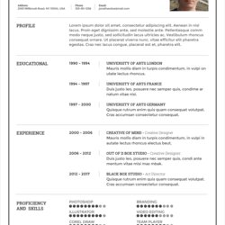 Swell Resume Templates Free Download