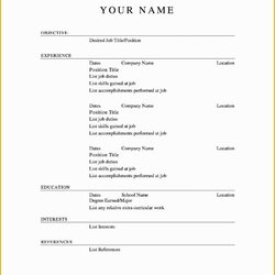 Capital Open Office Resume Templates Free Of Template Printable Builder Examples Sample Samples Great