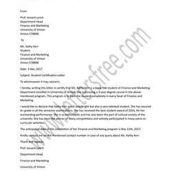 Sublime Sample Certification Letter For Student By Letters Page Thumb Large