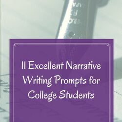 Magnificent Excellent Personal Narrative Writing Prompts For College Students Essay Choose Board