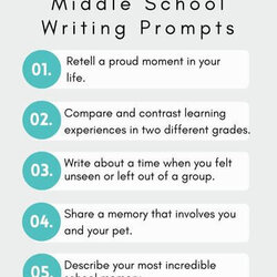 Worthy Grade Personal Narrative Examples Seventh Writing Prompts For Middle School