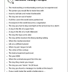Fantastic Pin By On Teaching Ideas Narrative Writing Prompts Essay Topics