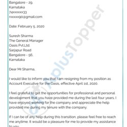Peerless Resignation Letter How To Write Company Employment Sample