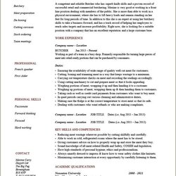 Preeminent Meat And Seafood Manager Resume Example Gallery