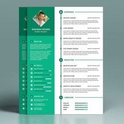 Fine Professional Modern Resume Template Free In Creative Format